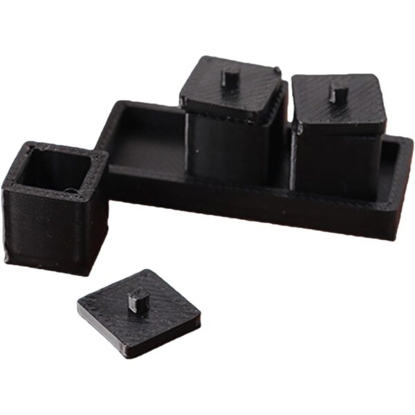 1:12 Miniatur-Gewürzbehälter-Set für die Küche und realistische Modelle