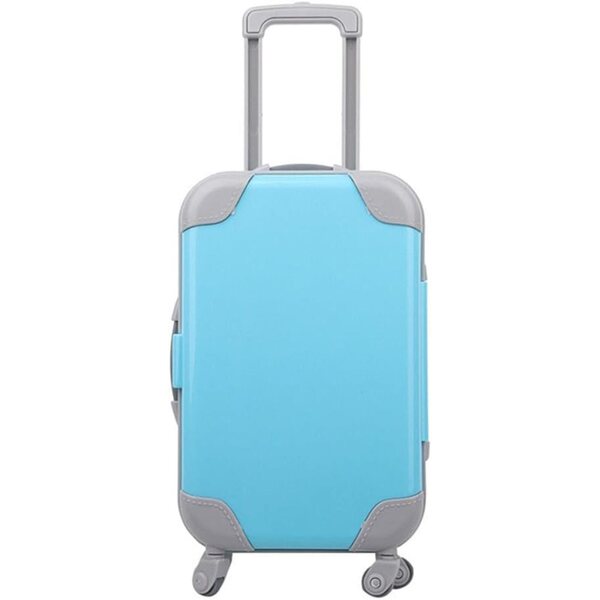 Kunststoff-Reisekoffer für Puppen 46 cm | 18-Zoll-Puppenhaus-Zubehör