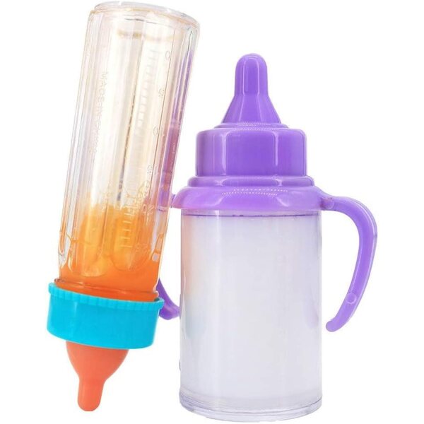 Set Alimentazione Bambole 3 Pezzi Uterui Biberon Magico e Accessori per Gioco