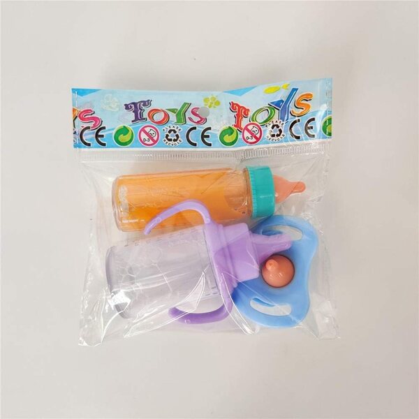 Set Alimentazione Bambole 3 Pezzi Uterui Biberon Magico e Accessori per Gioco
