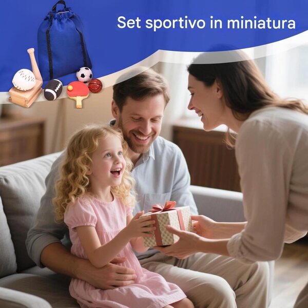 Puppenhaus-Miniatur-Sportset – kreatives und dekoratives Spielzeug