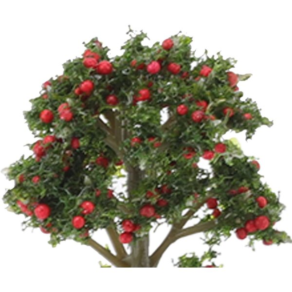 3 piante alberi da frutto miniatura resina per casa delle bambole scala 1:12 Picysa