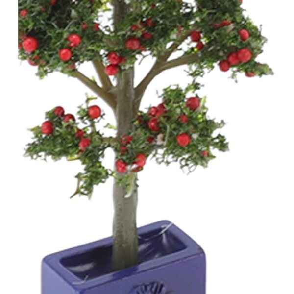 3 piante alberi da frutto miniatura resina per casa delle bambole scala 1:12 Picysa