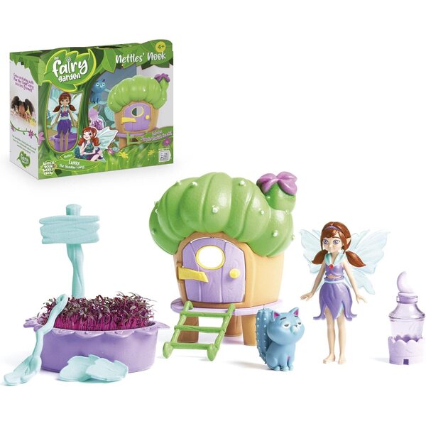 My Fairy Garden Nettles' Nook-Spielset mit Luna, der Fee, und Nettles, dem Catcus