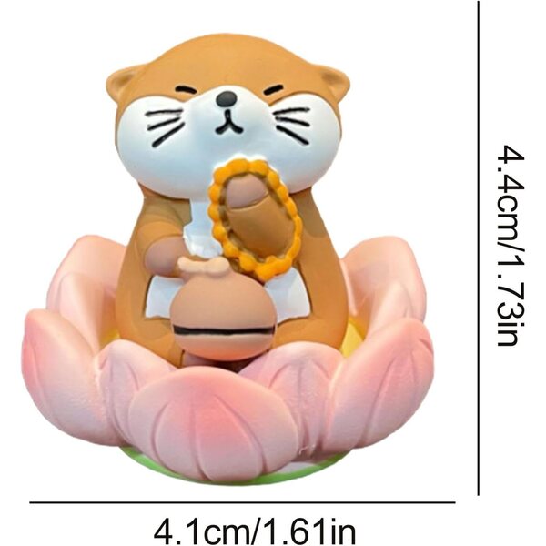 Figura in resina carpincho con delfino ornamentale, decorazione unica e durevole
