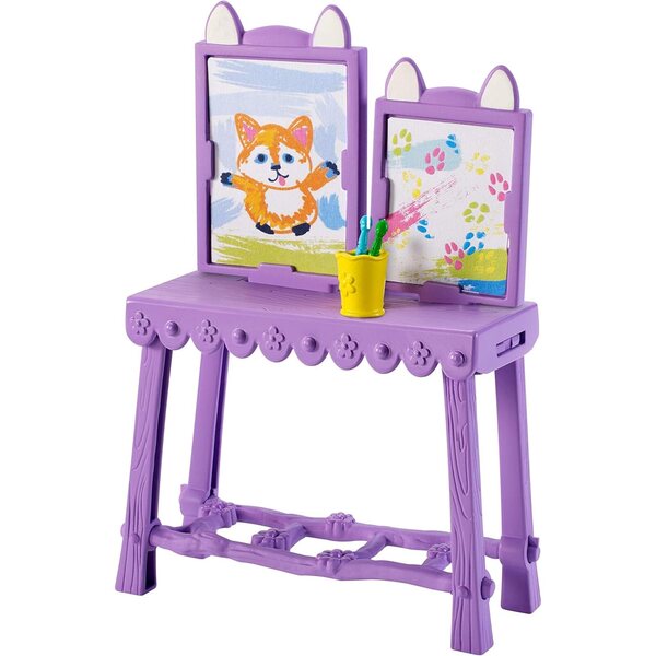 Enchantimals Magical Friends Colors Spielset mit der Fuchs-Puppe Felicity und künstlerischem Zubehör