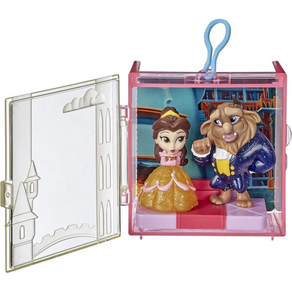 Disney Princess Perfect Pairs Belle: Set mit 2 „Die Schöne und das Biest“-Puppen mit Vitrine und Ständer