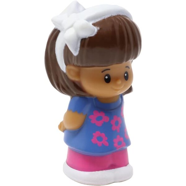 Fisher-Price Figura di Ricambio Mia per Casa delle Bambole C4309 con Fiocco e Fiori