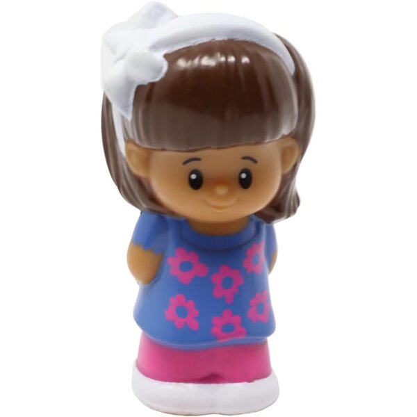 Fisher-Price Figura di Ricambio Mia per Casa delle Bambole C4309 con Fiocco e Fiori