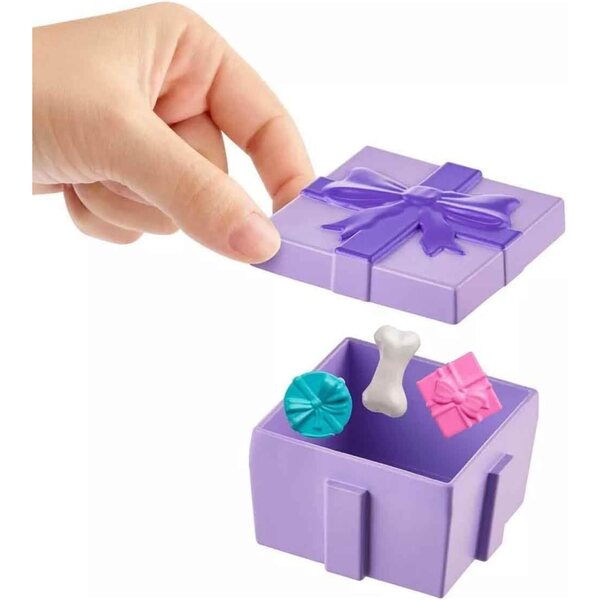 Polly Pocket-Geburtstagsparty mit Puppen, Welpen und 35 Accessoires – 4+