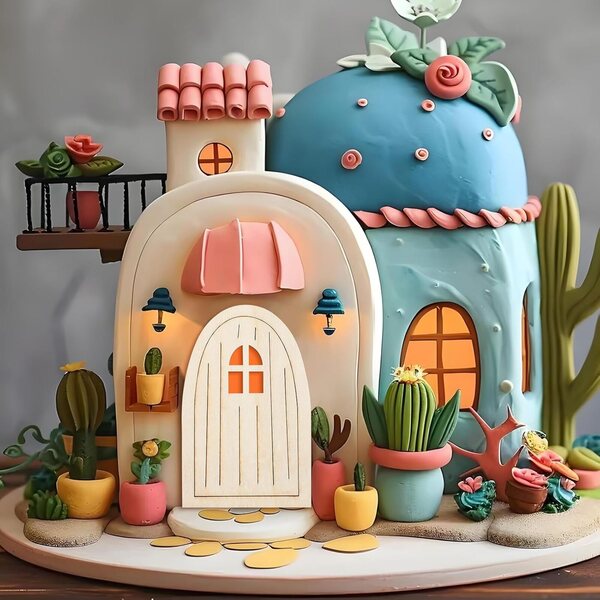 Set 10 Porte in Legno Non Verniciate per Decorazioni Creative Casa delle Fate Fai da Te