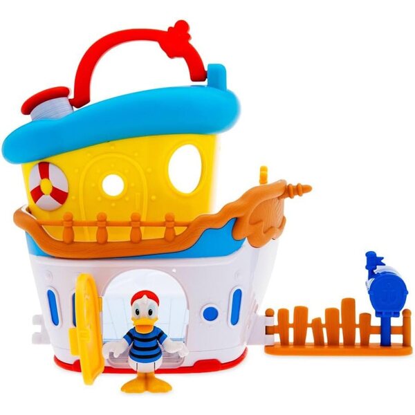 Donald Duck Spielset mit nautischem Haus und beweglicher Figur für Kinder