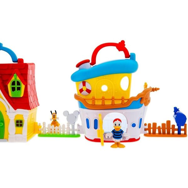 Donald Duck Spielset mit nautischem Haus und beweglicher Figur für Kinder