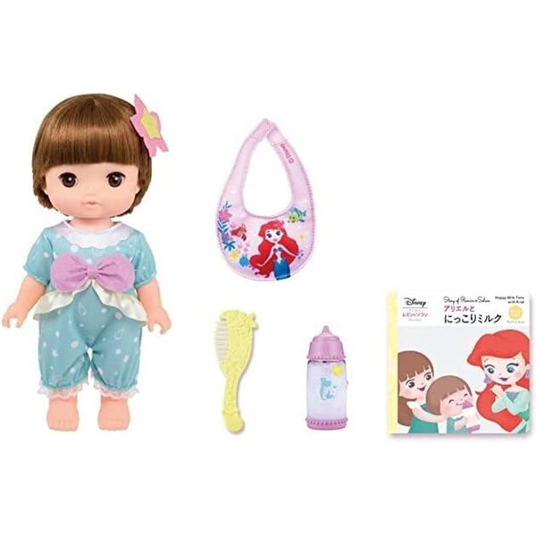 Much Remin & Solan Remin Ariel Puppenset mit Zubehör und Disney-Bildband