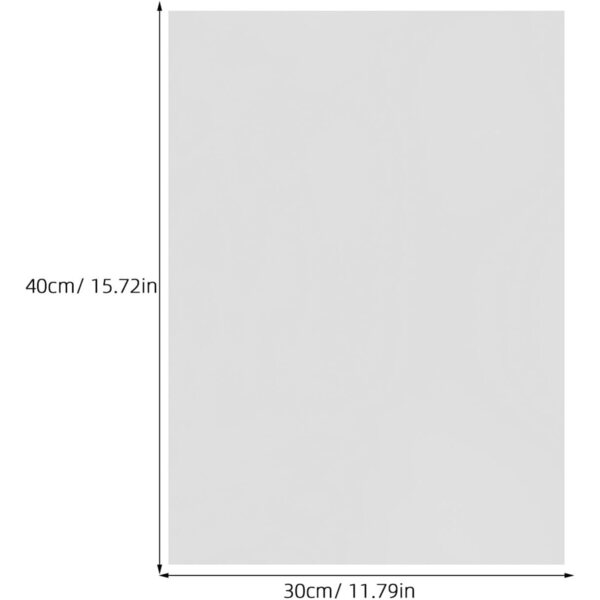 Cabilock 10 fogli trasparenti PVC 0,3 mm per finestre case delle bambole e modellismo