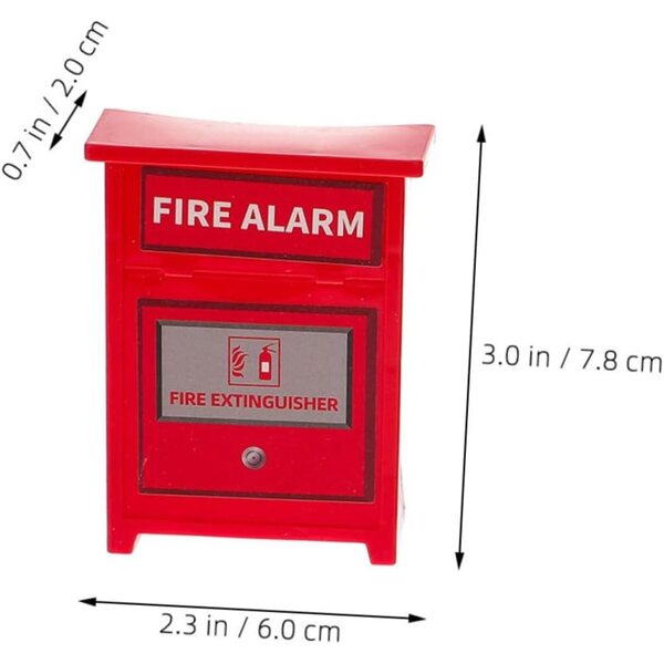 Cabilock 6 set accessori miniatura strumenti antincendio per didattica e scene