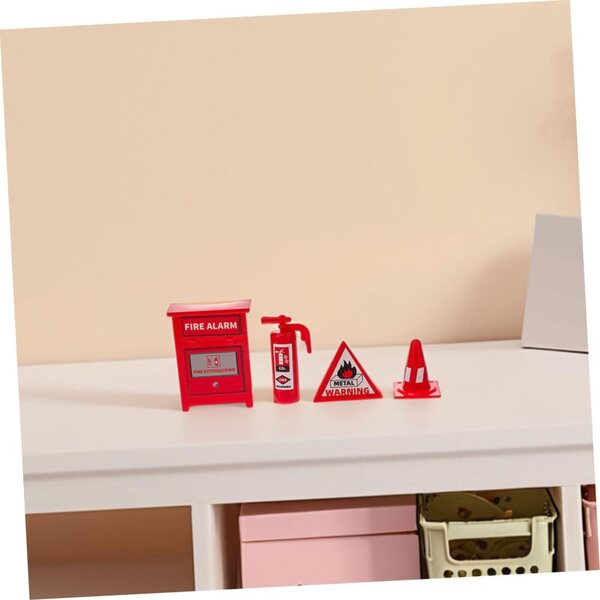 Cabilock 6 set accessori miniatura strumenti antincendio per didattica e scene
