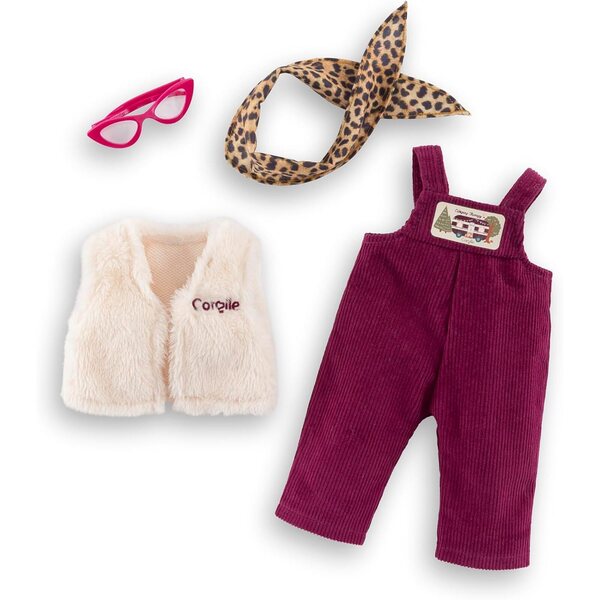 Corolle Chic Explorer: Completo Abbigliamento Bambola 36 cm con Accessori Trendy
