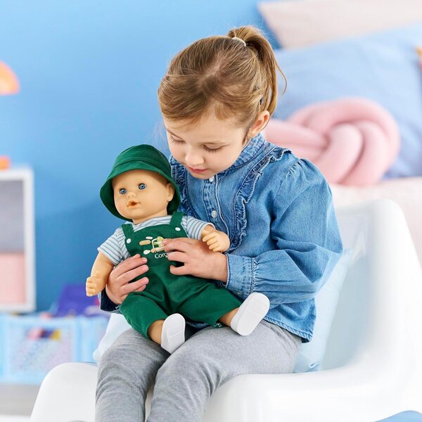 Corolle Eliott Krokodilpuppe 36 cm mit komplettem Kleid, Vanilleduft, ab 2 Jahren