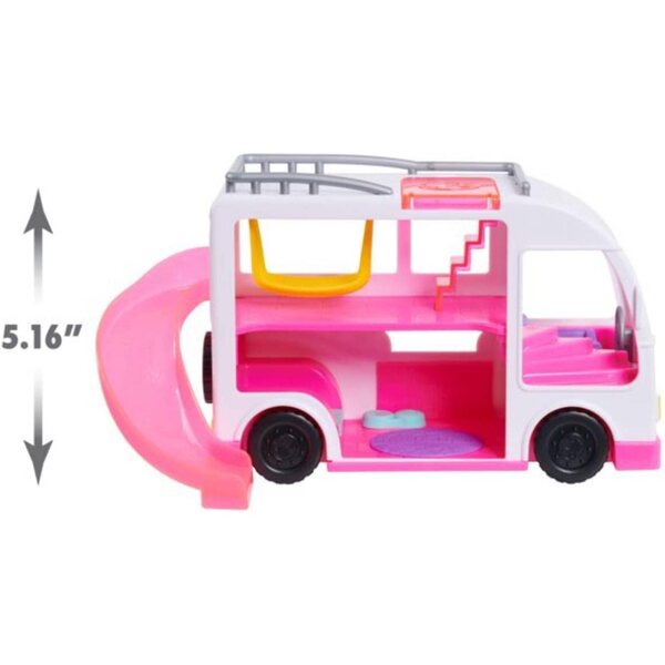 Barbie Deluxe Pet Camper-Set mit funkelndem Camper und Haustierzubehör