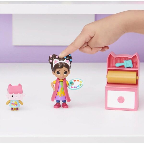Gabby's Dollhouse Art Studio-Set mit Sammlerpuppe und kreativem Zubehör