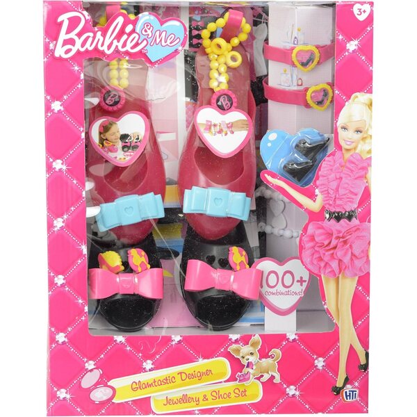 Barbie Glamtastic Set: Erstellen Sie individuellen Schmuck und Schuhe für Barbie