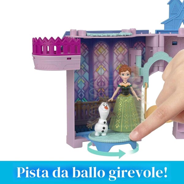 Mattel Disney Frozen Anna Arendelle Castle mit Puppe, Olaf und Zubehör 3+