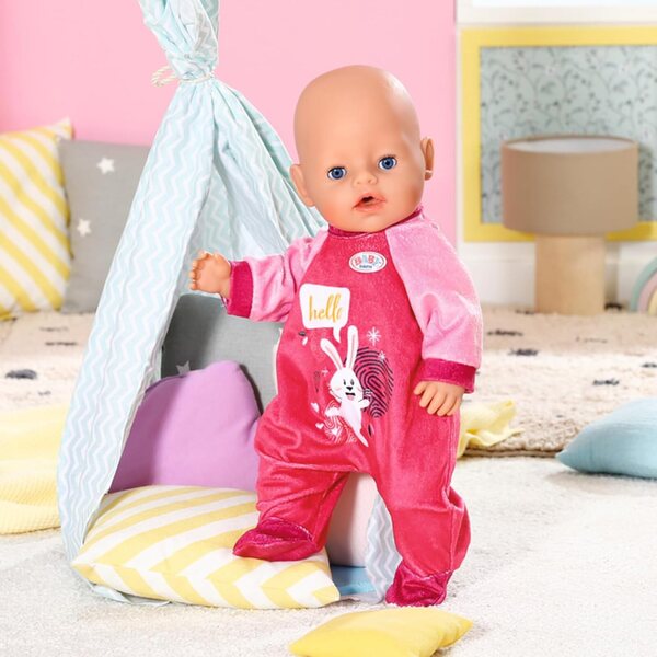 BABY BORN Emma Magic Eyes: Bambola con occhi magici, tutina e accessori inclusi