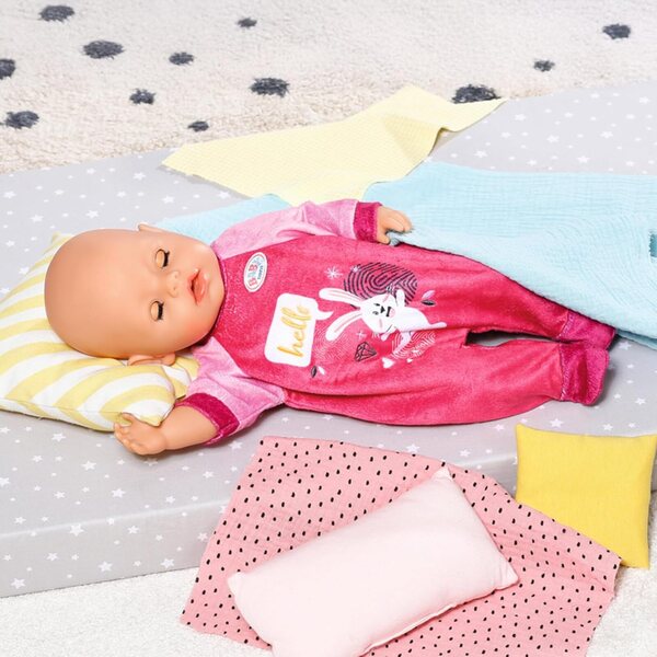 BABY BORN Emma Magic Eyes: Bambola con occhi magici, tutina e accessori inclusi