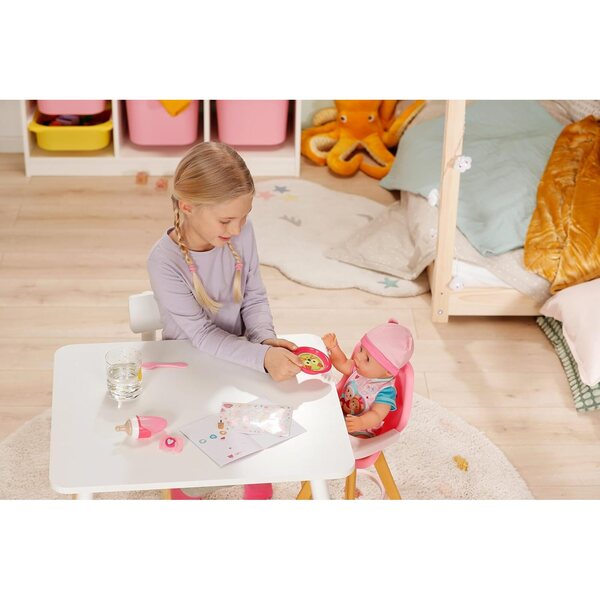 BABY BORN Emma Magic Eyes: Bambola con occhi magici, tutina e accessori inclusi