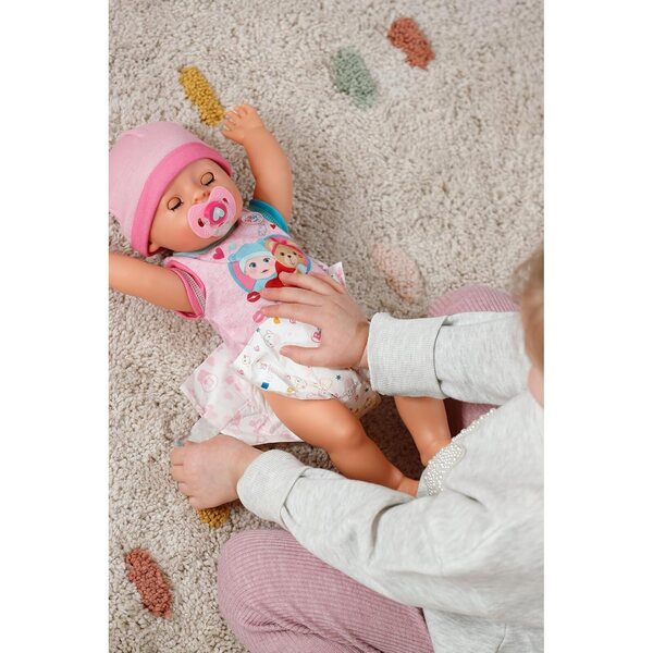 BABY BORN Emma Magic Eyes: Bambola con occhi magici, tutina e accessori inclusi