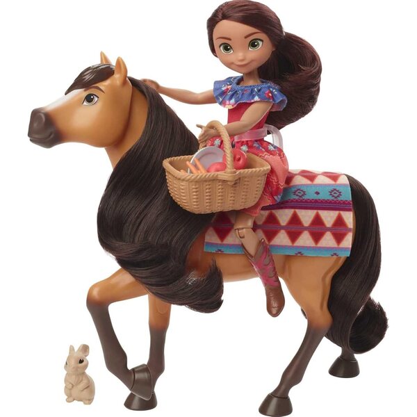 Dreamworks Spirit Pic-Nic-Set mit Spirit Horse und Lucky Doll ab 3 Jahren