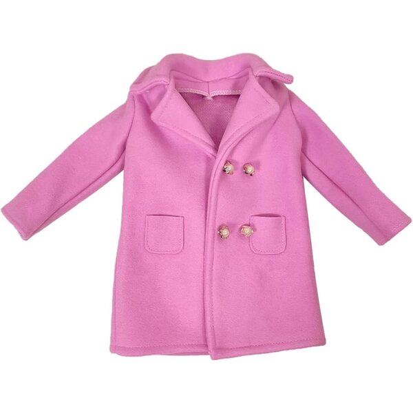 Set Abbigliamento Invernale Proudoll per Bambole 1/3 60 cm - Cappotto Rosa e Accessori
