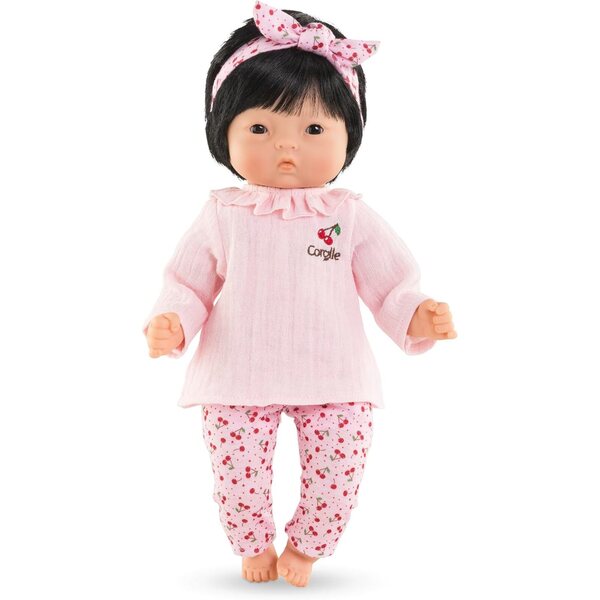 Corolle Baby Calin Nina 30 cm – Kuschelpuppe mit Vanilleduft, ab 18 Monaten