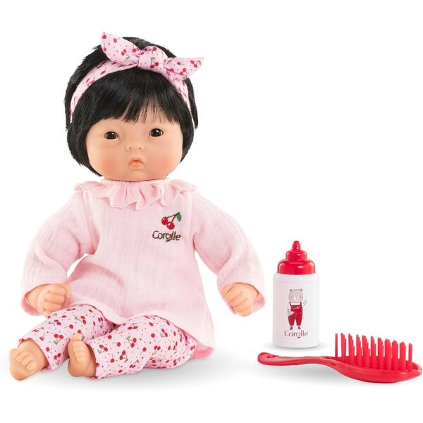 Corolle Baby Calin Nina 30 cm – Kuschelpuppe mit Vanilleduft, ab 18 Monaten