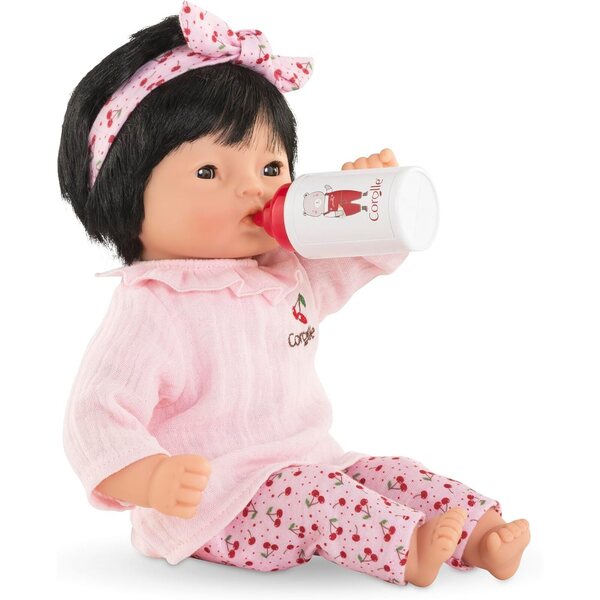 Corolle Baby Calin Nina 30 cm – Kuschelpuppe mit Vanilleduft, ab 18 Monaten
