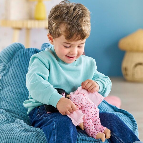 Corolle Baby Calin Nina 30 cm – Kuschelpuppe mit Vanilleduft, ab 18 Monaten