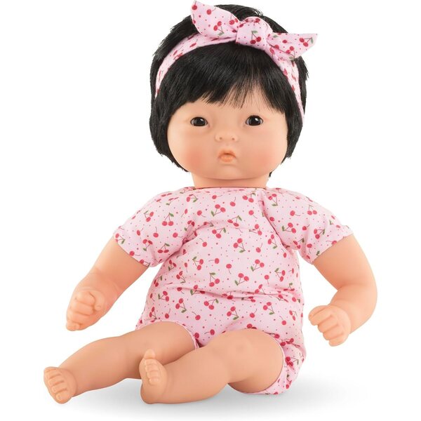 Corolle Baby Calin Nina 30 cm – Kuschelpuppe mit Vanilleduft, ab 18 Monaten