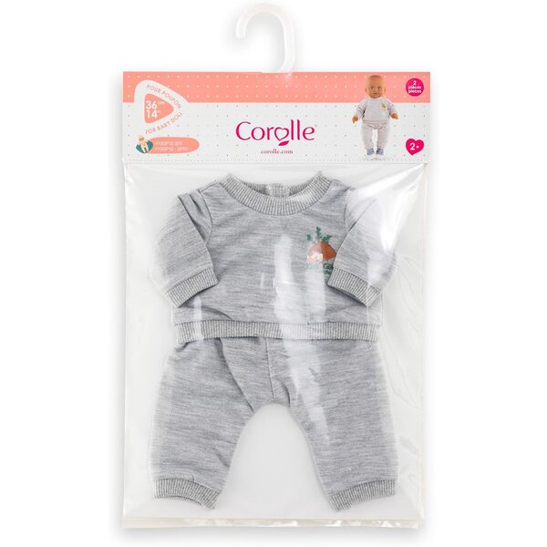 Corolle Jogging Grigio per Bambole 36 cm - Set 2 Pezzi My Grand Poupon