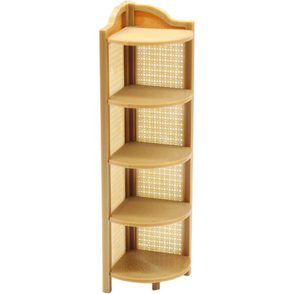 Puppenhausspezifischer Miniatur-Eckschrank im Maßstab 1:12 – europäisches Design