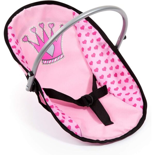 Set Accessori per Bambola 9-in-1 Bayer Design con Seggiolone, Borsa e Posate Rosa