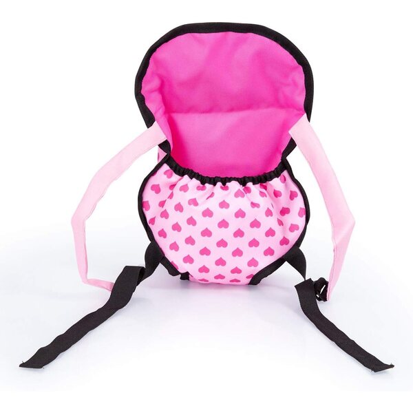 Set Accessori per Bambola 9-in-1 Bayer Design con Seggiolone, Borsa e Posate Rosa