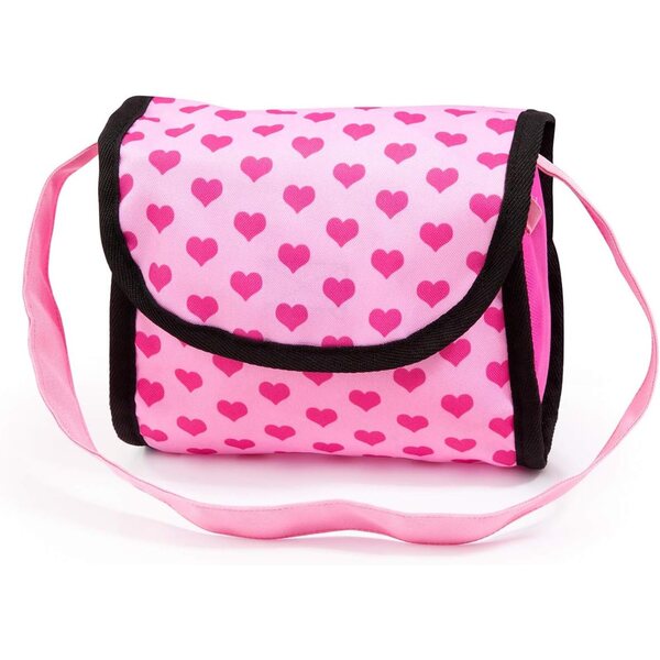 Set Accessori per Bambola 9-in-1 Bayer Design con Seggiolone, Borsa e Posate Rosa
