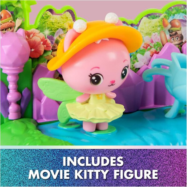Gabby's Dollhouse Spielset MOV Crystl Grdn Balcony – Queen Kitty Fairy Spielset