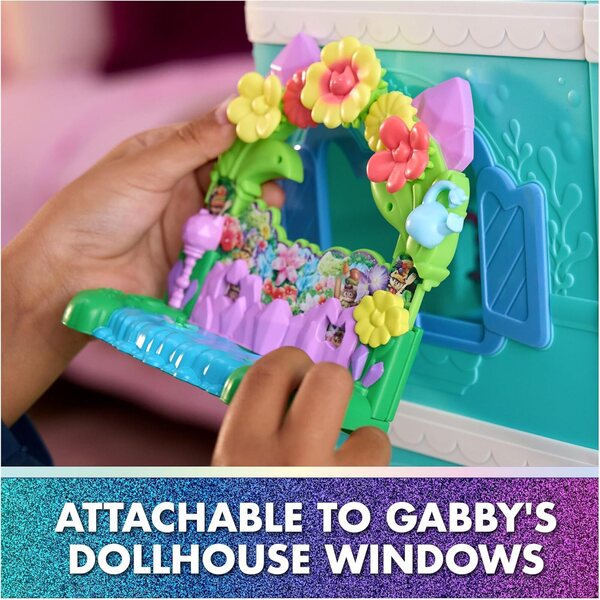 Gabby's Dollhouse Spielset MOV Crystl Grdn Balcony – Queen Kitty Fairy Spielset