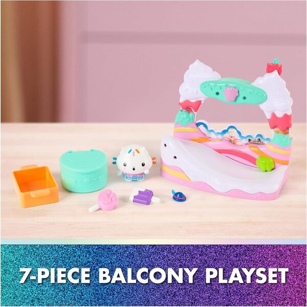 Gabby's Dollhouse Balcony Sweet Treat mit Cakey Cat und Zubehör