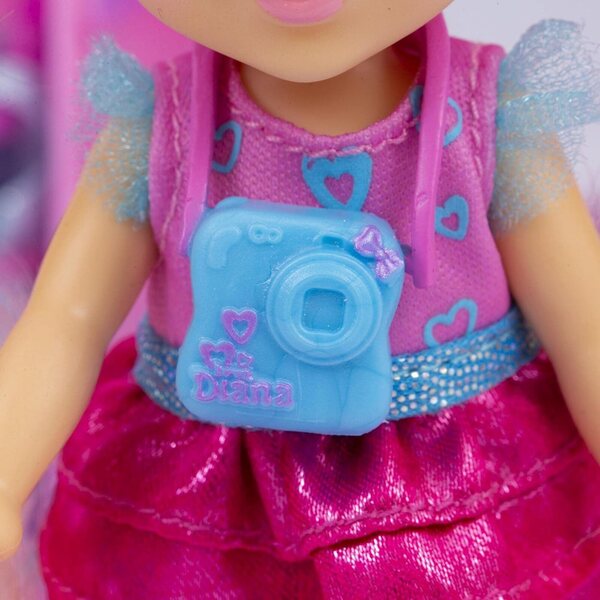 Love Diana Mystery Shopper Spielset mit Minipuppe und Zubehör – Kinderspielladenkoffer