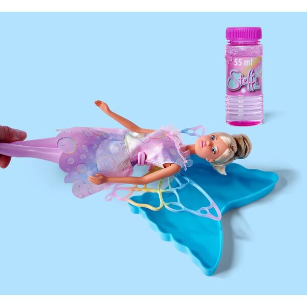 Steffi Love Bubble Fairy: 29 cm große Puppe mit Flügeln und Seifenblasen, ab 3 Jahren
