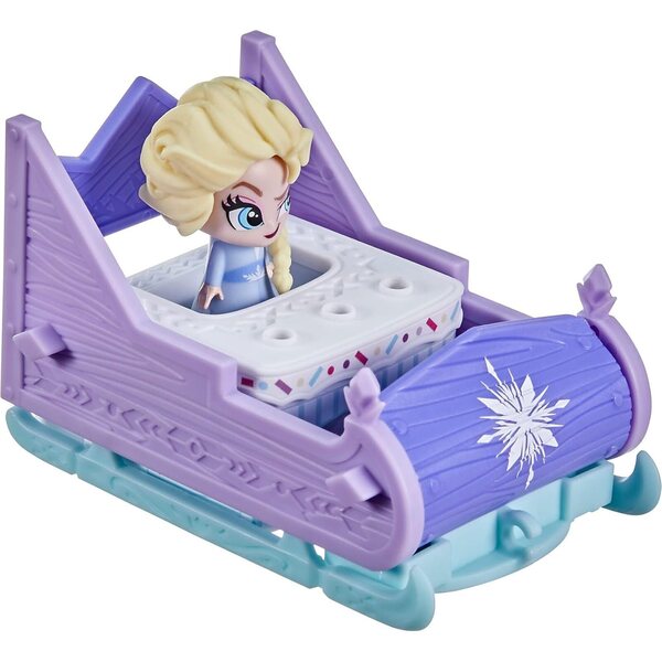 Disney Frozen 2 Twirlabouts Elsa 2-in-1-Spielset mit Schlitten und Eisdiele