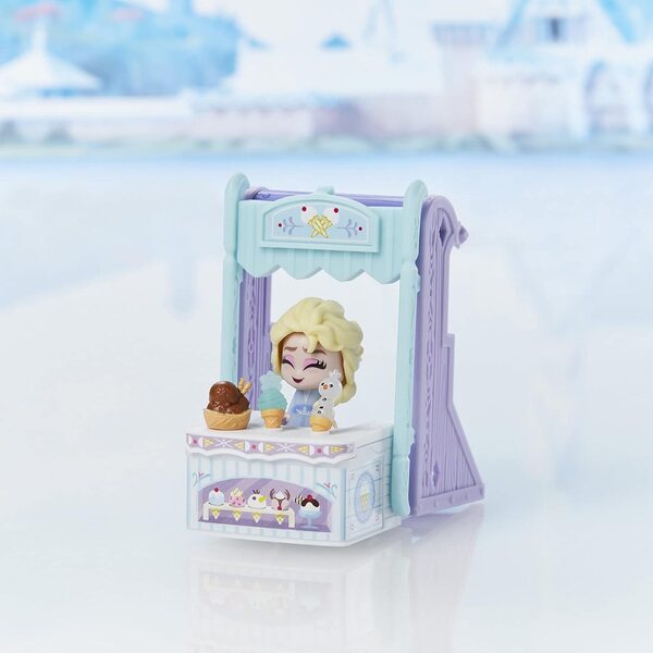 Disney Frozen 2 Twirlabouts Elsa 2-in-1-Spielset mit Schlitten und Eisdiele